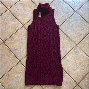 NEW women’s medium American Eagle sleeveless sweater dress